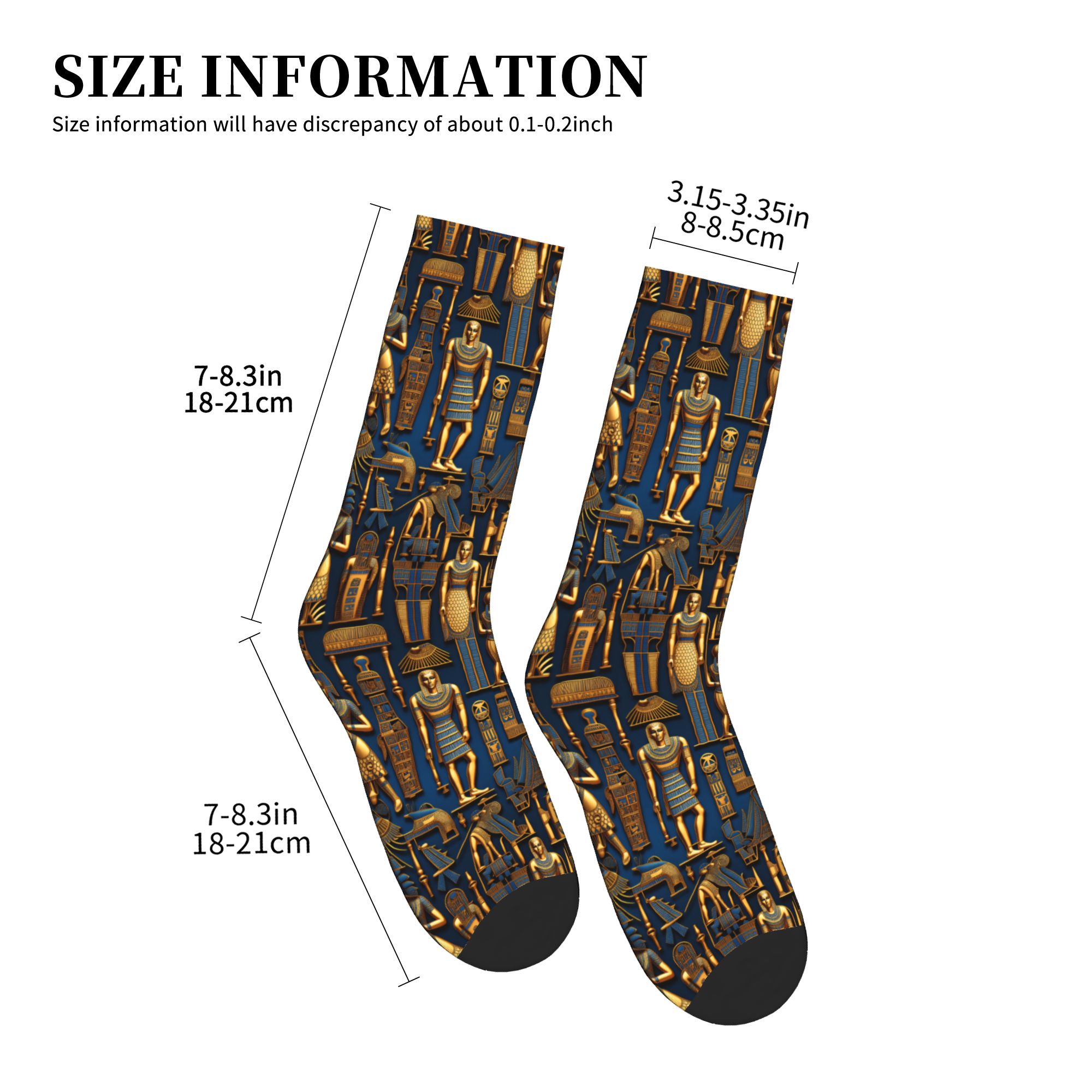 Egyptian Gods And Symbols Patt - огляд і ціна Dress Sock Men