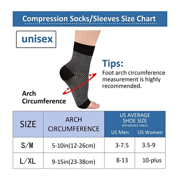 1pair Neuropathy socks,Ankle b - огляд і ціна Ankle Brace Sock