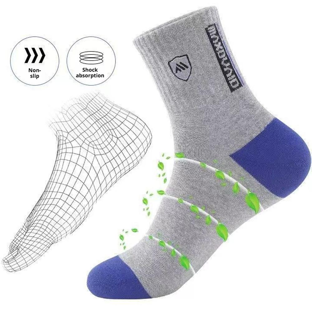 5 Pairs Men's Anti Odor & Anti - огляд і ціна Cotton Crew Sock Pack