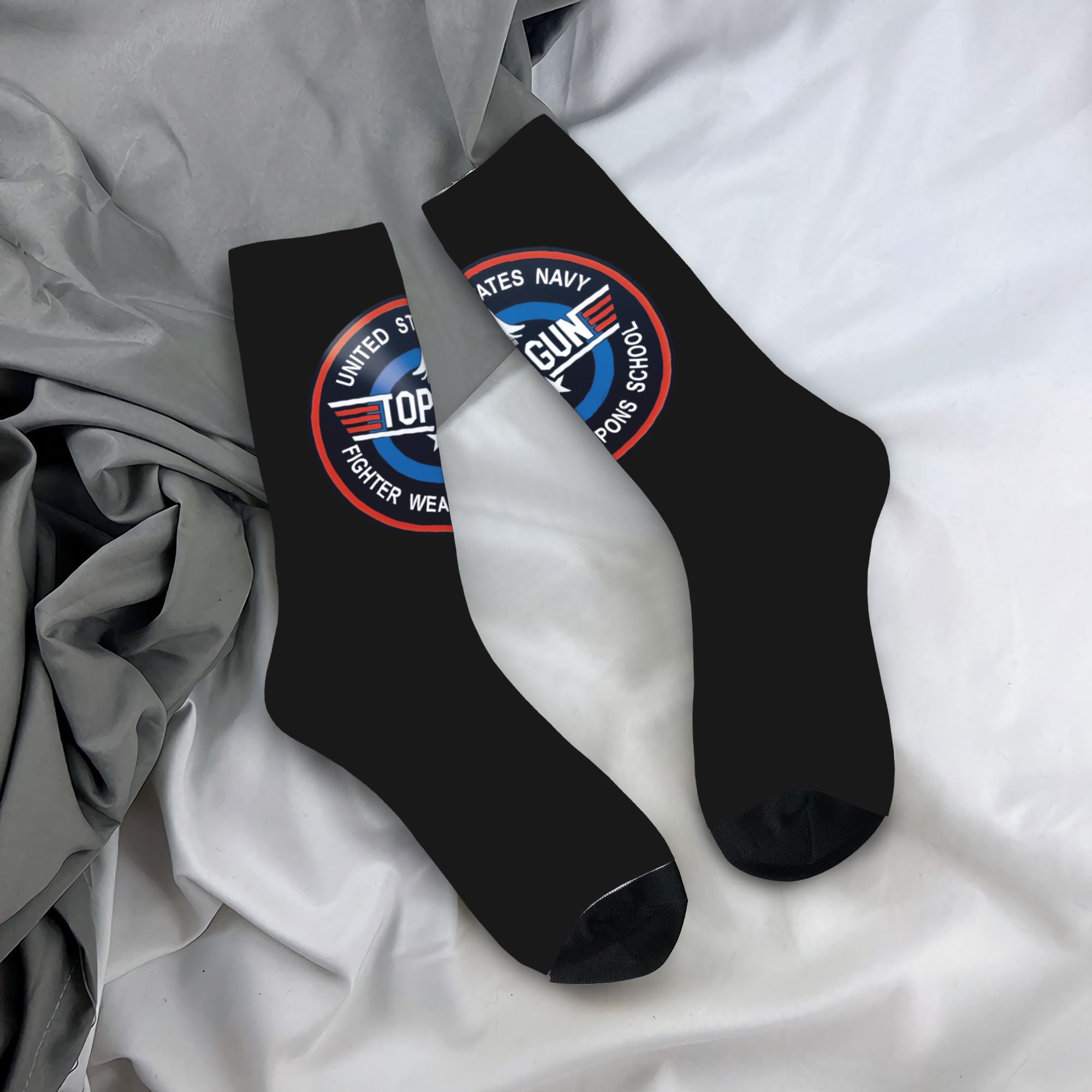 Custom Fun Men's Air Force Fig - огляд і ціна Dress Sock Men