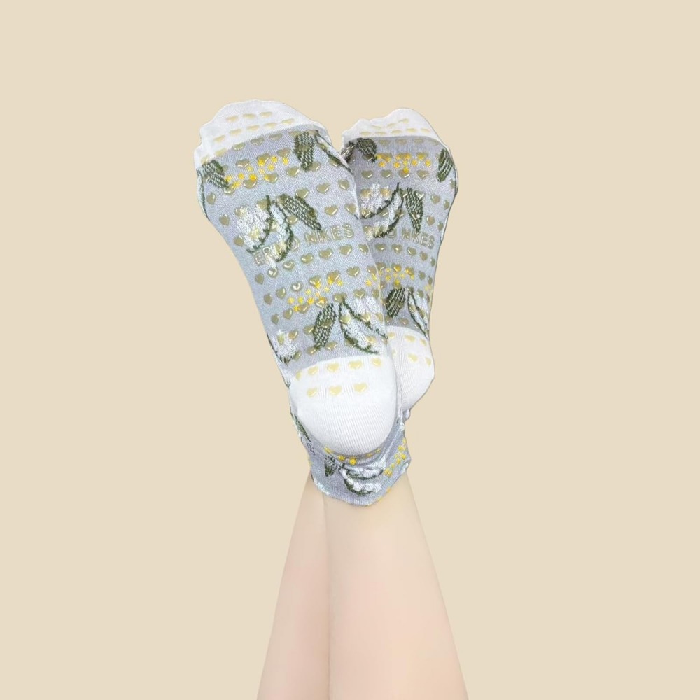 Floral Jacquard Yoga Socks for - огляд і ціна Grip Sock Yoga