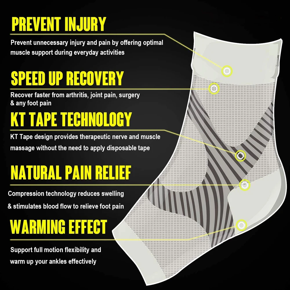1Pair Plantar Fasciitis Compre - огляд і ціна Ankle Brace Sock