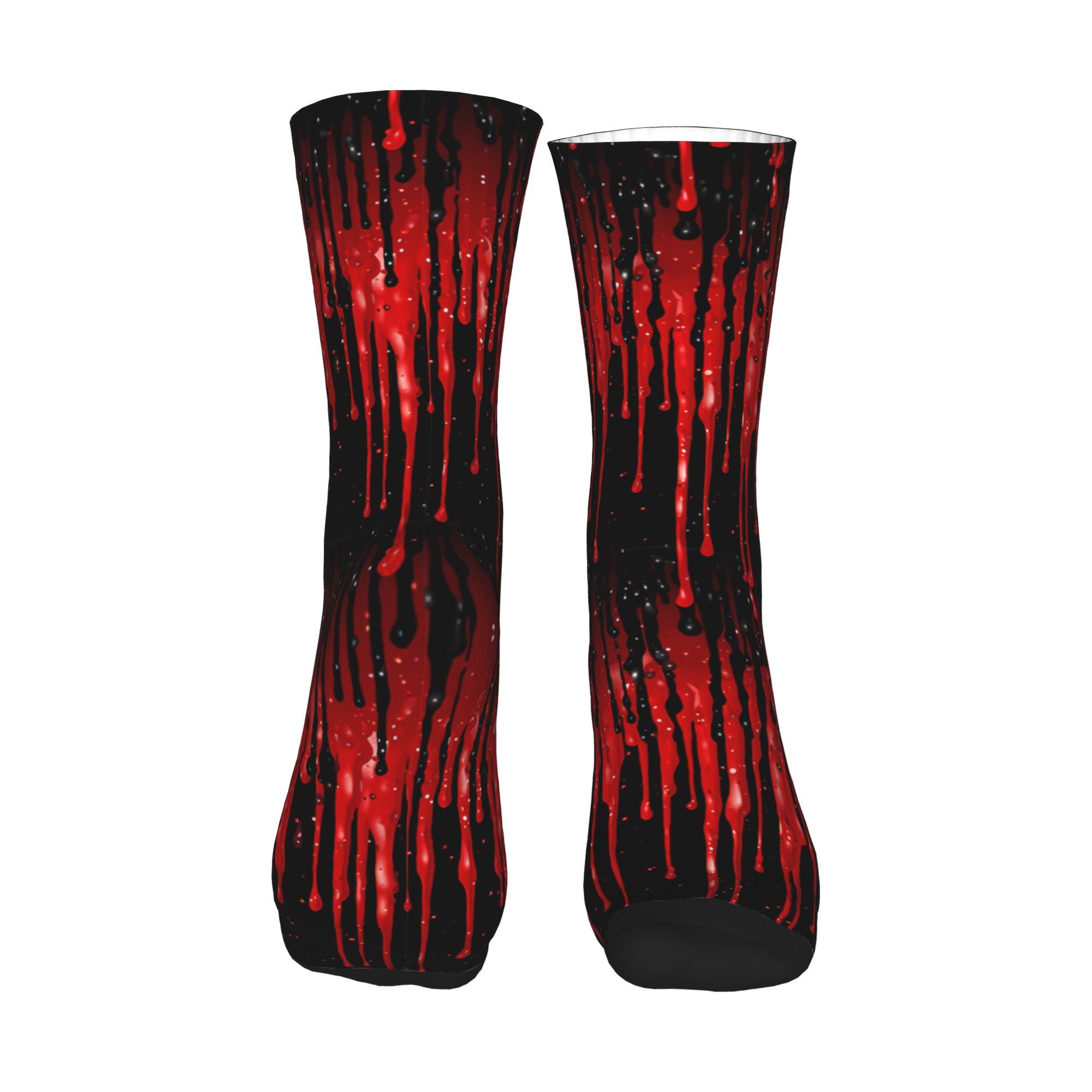 Dripping Red Liquid Pattern  M - огляд і ціна Dress Sock Men