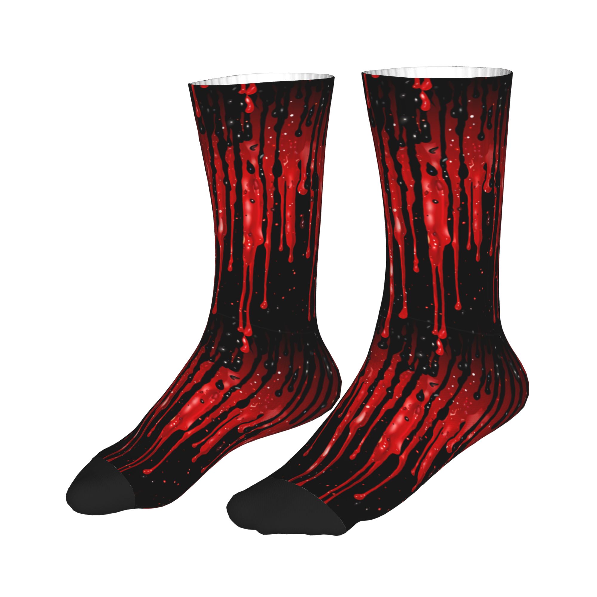 Dripping Red Liquid Pattern  M - огляд і ціна Dress Sock Men