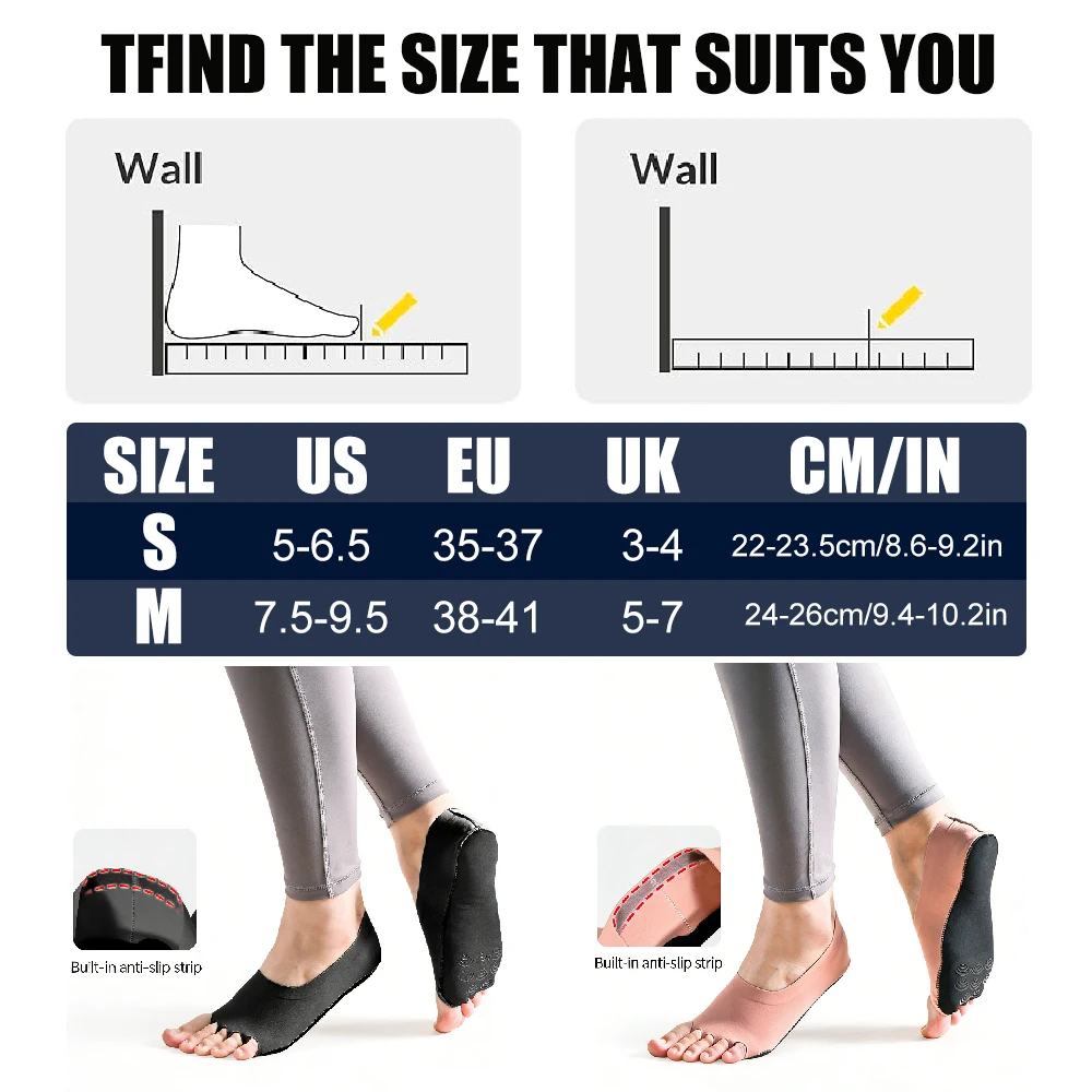 1Pair Toeless Yoga Socks for W - огляд і ціна Grip Sock Yoga